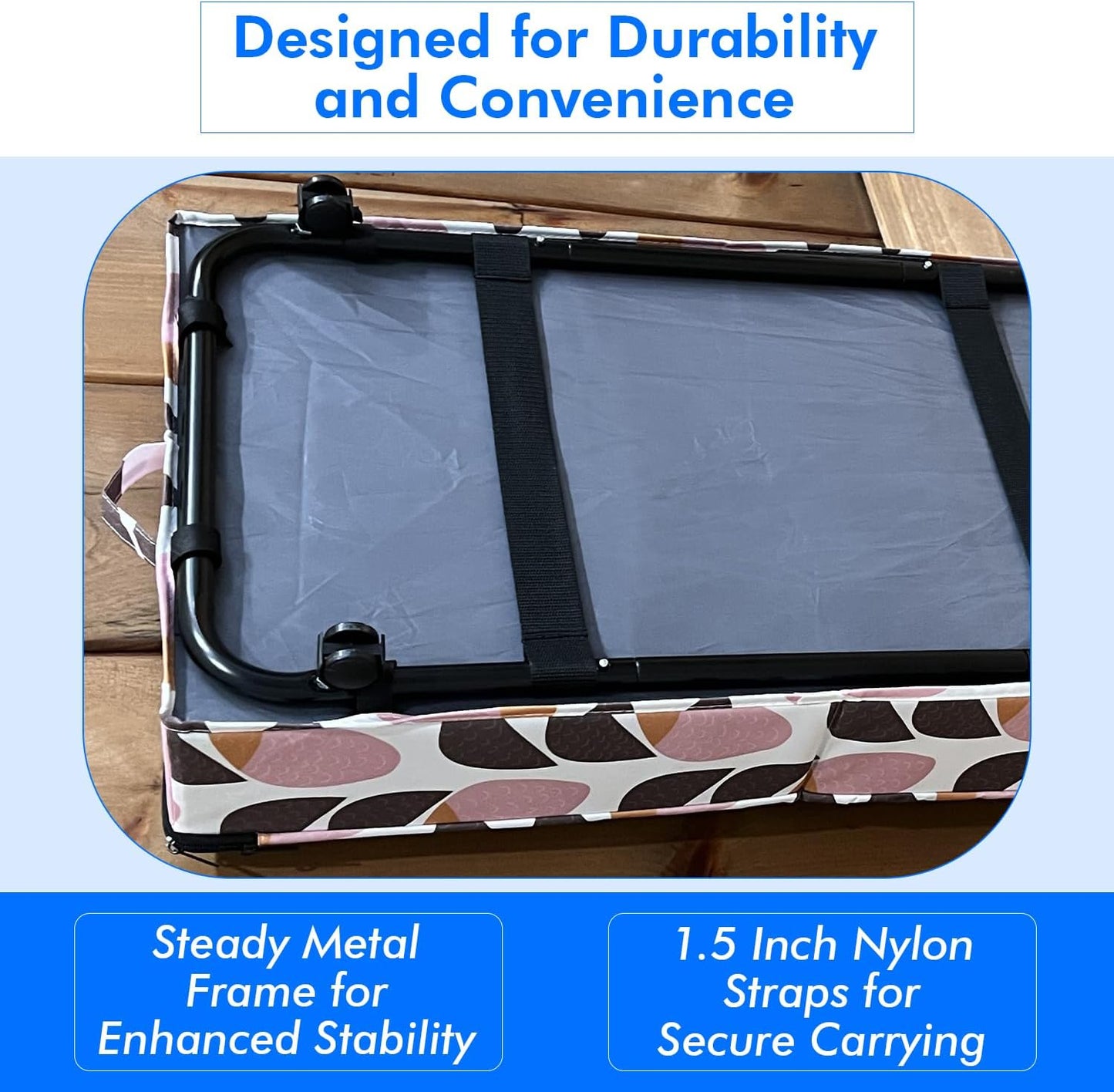 Under Bed Storage Bag – 54L Large Capacity Fabric Organizer with Handles & Zipper, 31.5×16.5×6.3 inch